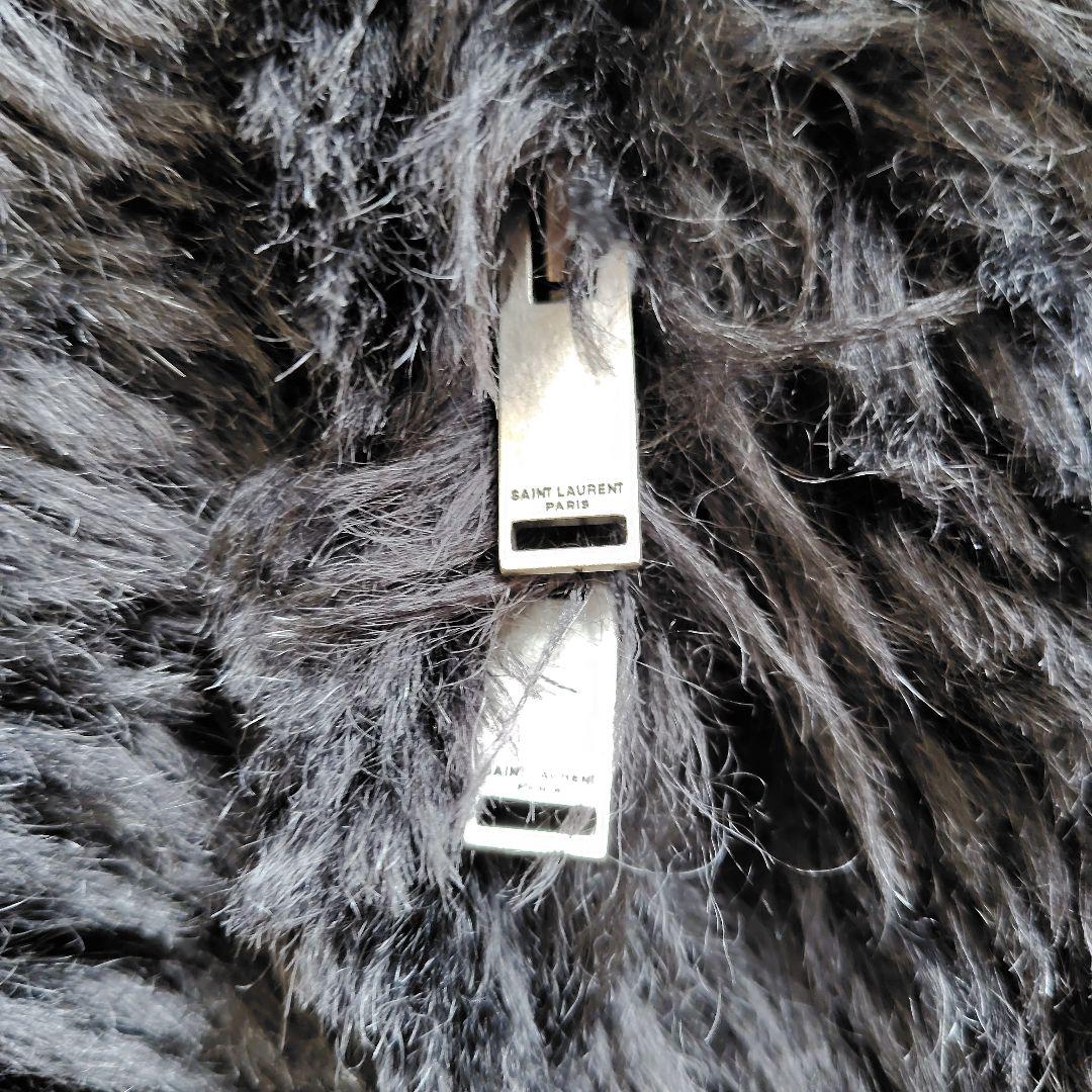 サンローランパリ 希少ブラックファーブルゾン ケリングタグ付き