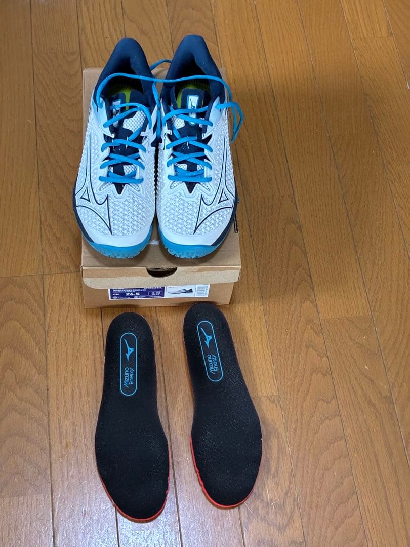 美品　ミズノウェーブエクシード　ツアー6 オムニ　26.5