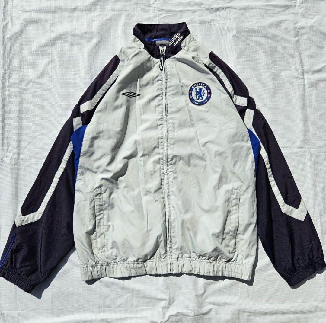 【UMBRO アンブロ×チェルシー】ジャケット 刺繍ワッペンロゴ デサント社