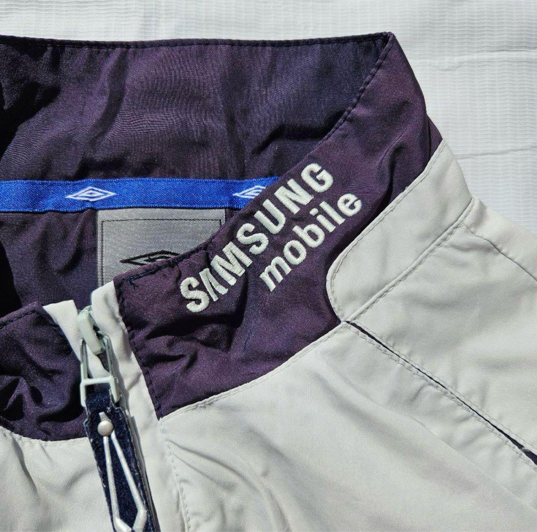 【UMBRO アンブロ×チェルシー】ジャケット 刺繍ワッペンロゴ デサント社