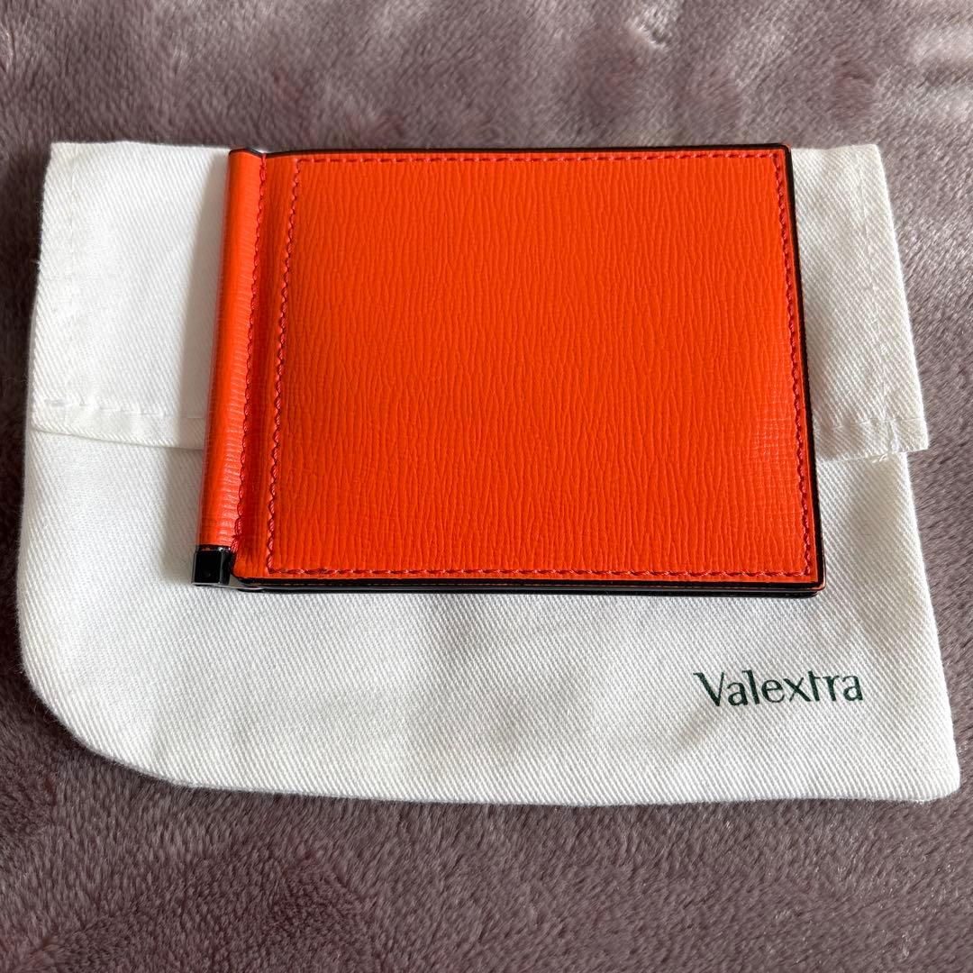 Valextra オレンジ マネークリップ