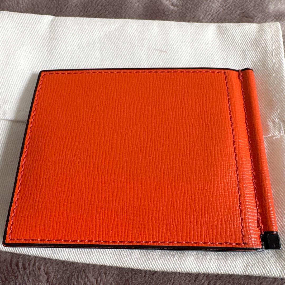 Valextra オレンジ マネークリップ