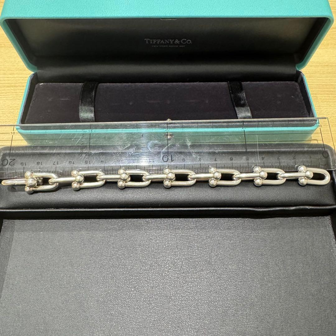 ティファニー ハードウェア ラージリンク ブレスレット14コマ925 62.5g