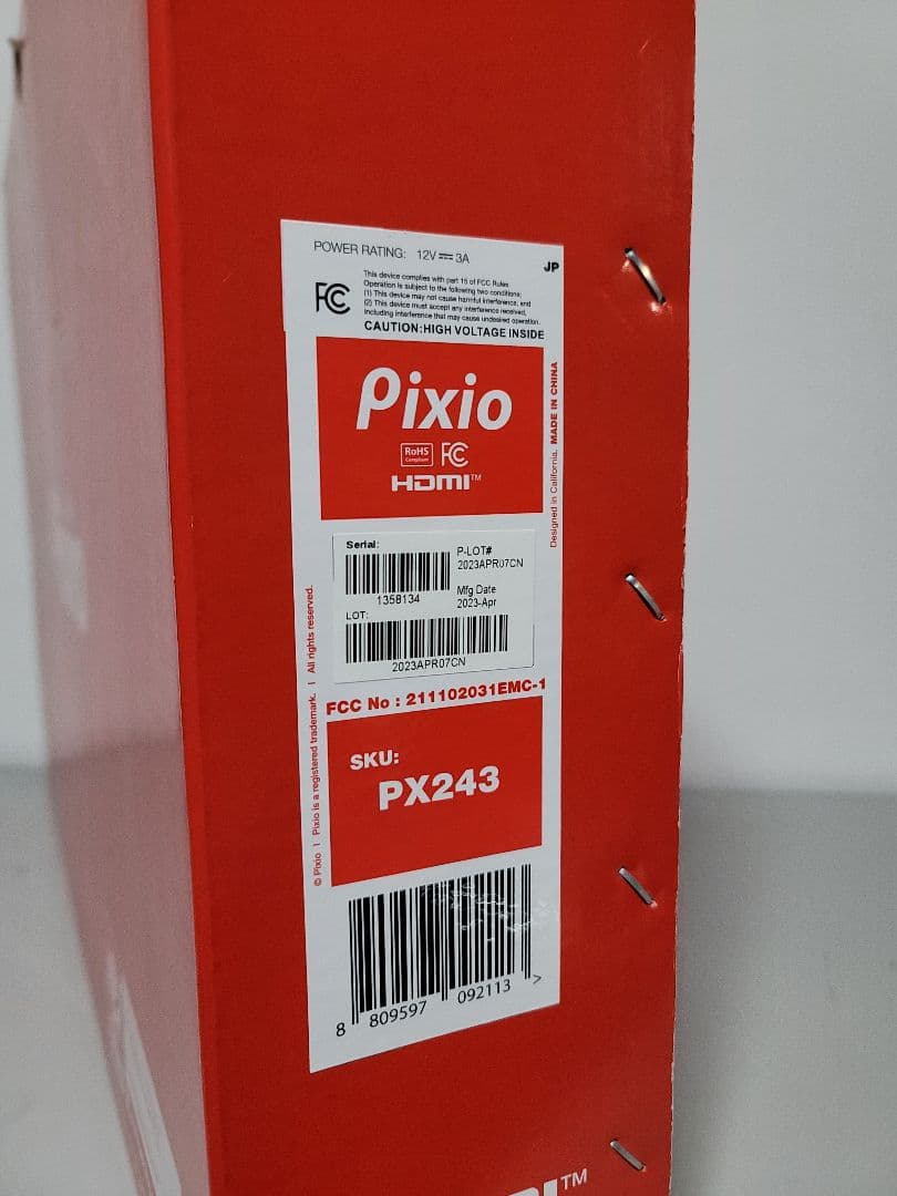 美品　Pixio PX243 165Hz ゲーミングモニター　23.8インチ