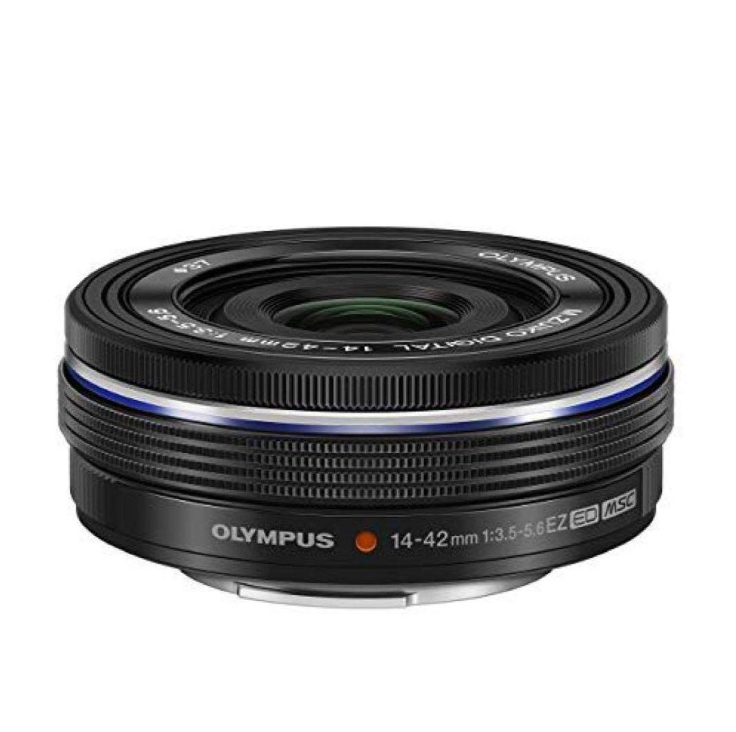 ❤ほぼ新品❤️ OLYMPUS パンケーキレンズ ❤14-42mm ブラック❤️