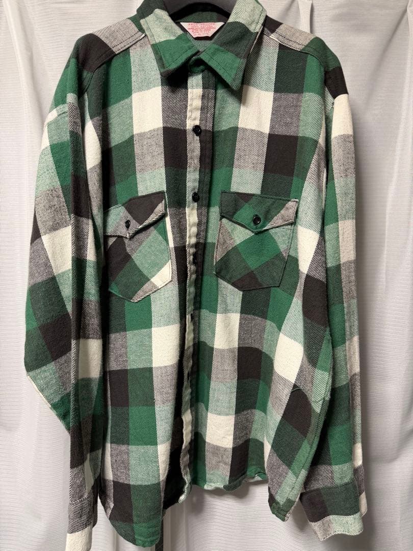70s FROSTPROOF ネルシャツ USA製　サイズ XL