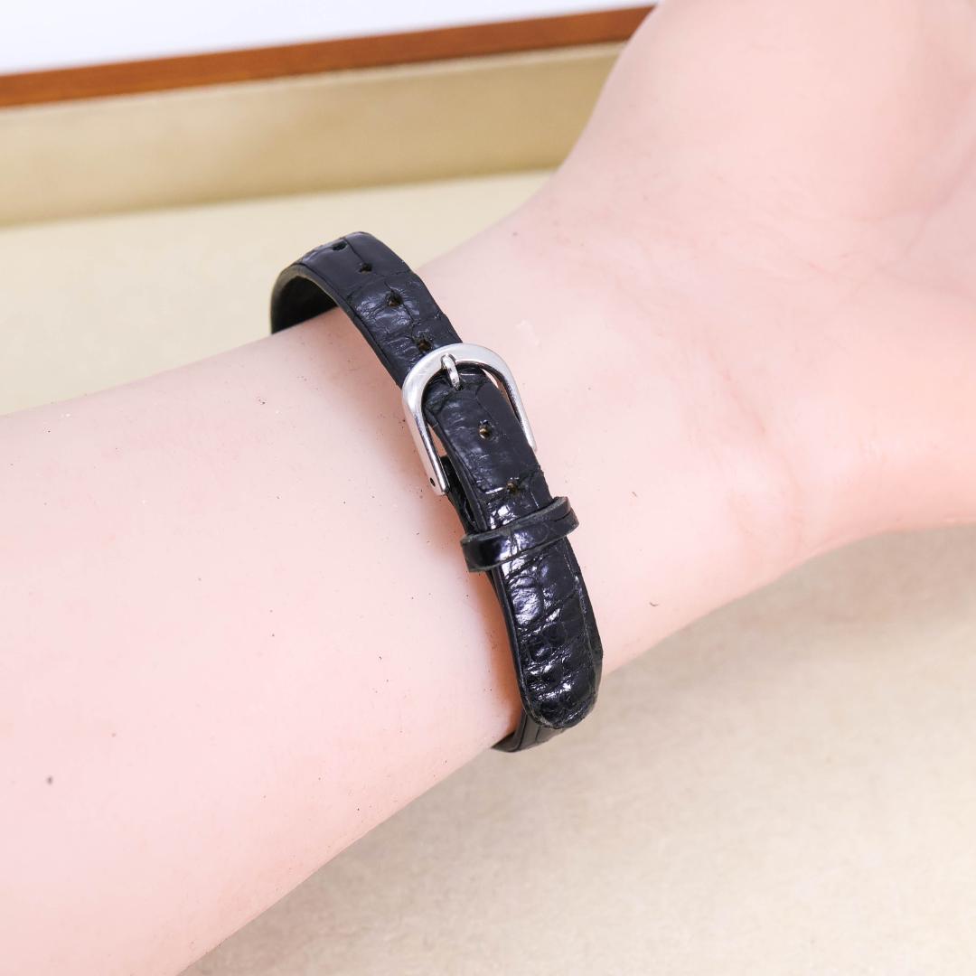 稼働 SEIKO CREDOR 腕時計 18KT レディース レザー 2403