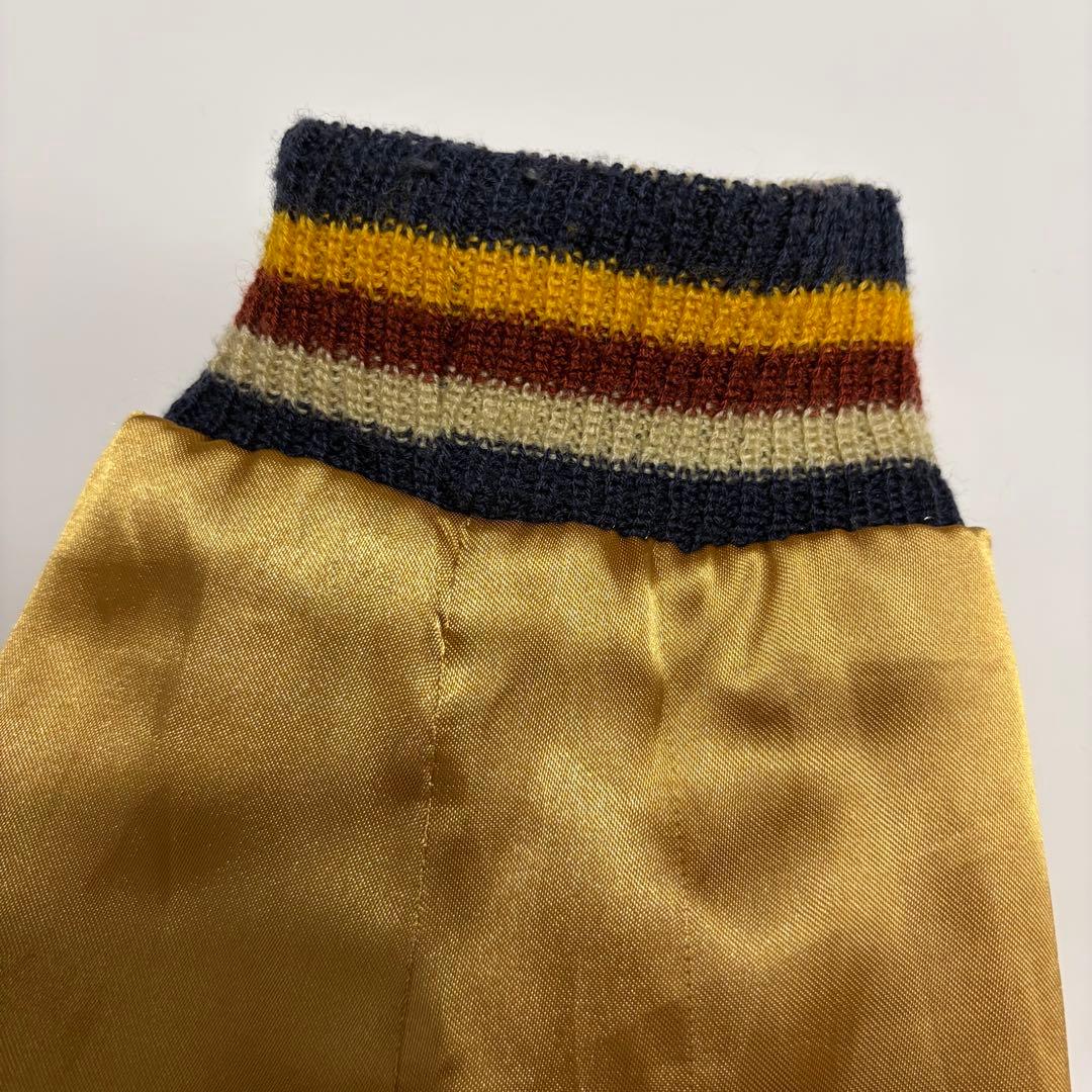 TAILOR 東洋 スカジャン リバーシブル　復刻タグ ブラウン/ゴールド刺繍