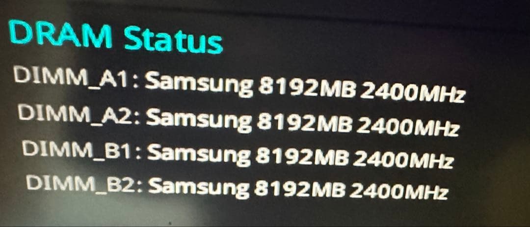 メモリ　DDR4 32GB 8*4