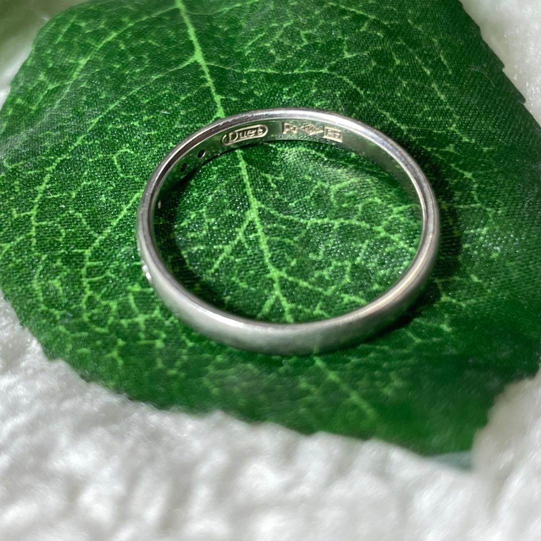 プラチナ×ダイヤモンドリング刻印あり　価格によっては値段交渉○ 早期転載終了予定