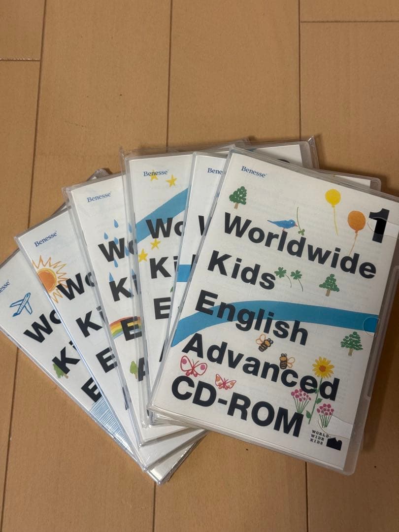 ワールドワイドキッズ 英語絵本とCD、DVDセット(STAGE1〜6)