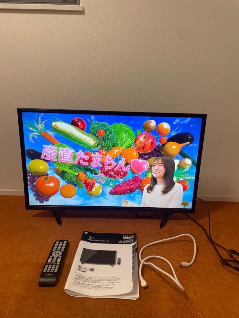 2021年製！液晶テレビ 32V型 QRT-32W2K ハイビジョン 裏番組録画