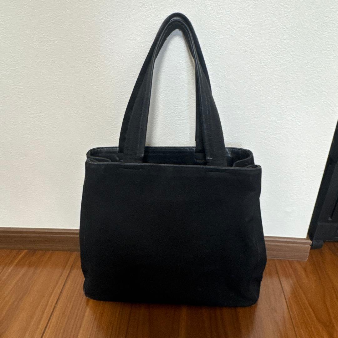 ✨大人気✨PRADA ブラック トートバッグ キャンバス 白タグあり