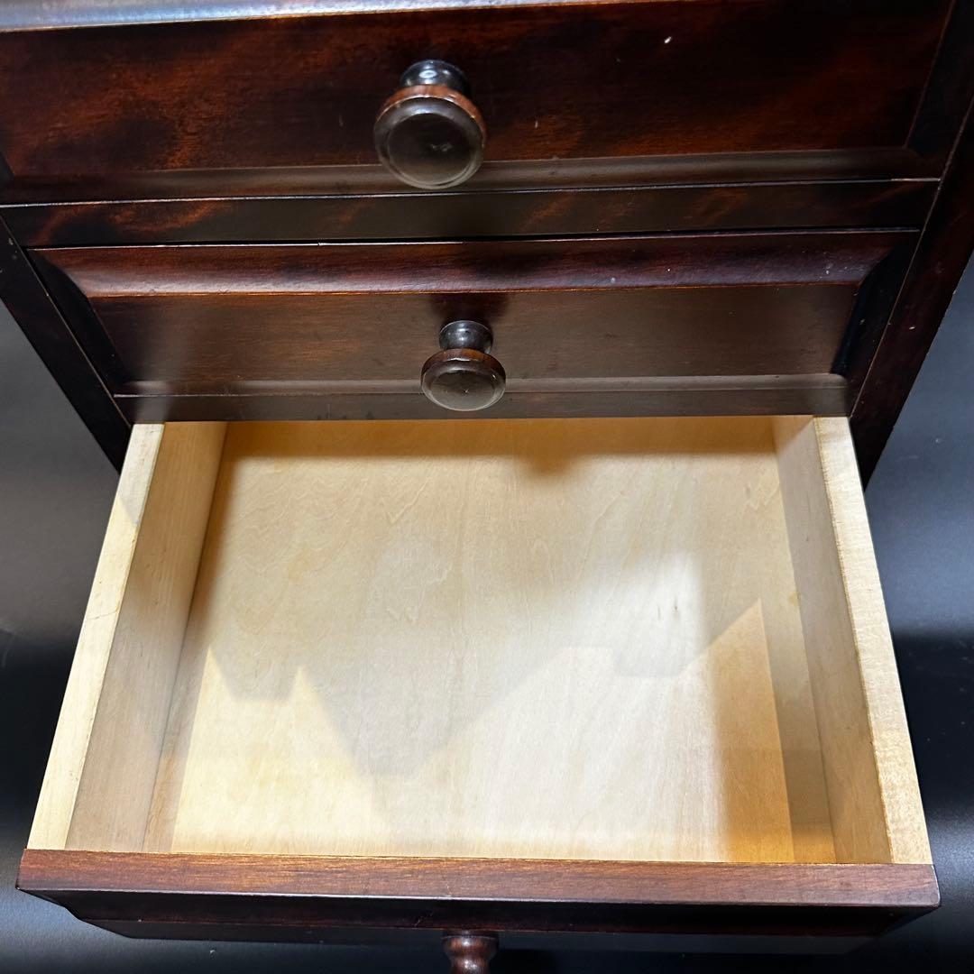 n*3様 神居民芸家具 電話台 棚 引き出し