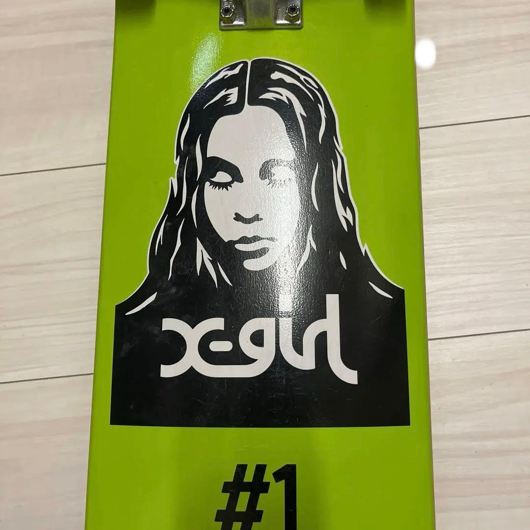 x-girl スケートボード #1 グリーン　値下げ！