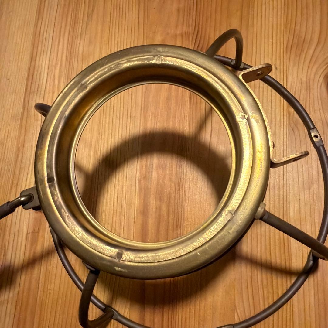 日本船燈 ニッセン石油ストーブ(ゴールドフレーム)IS-3用ほや受(下側わく金)