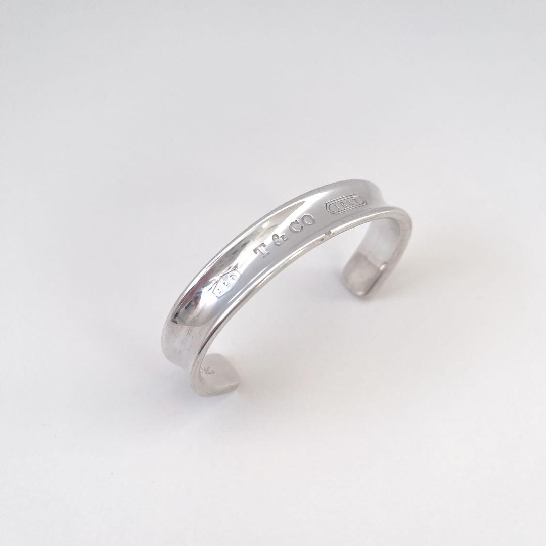 Tiffany ティファニー ナロー カフ ワイド バングル SV925