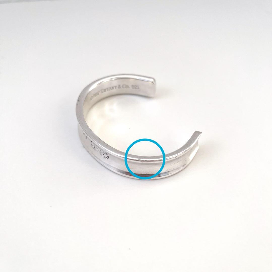 Tiffany ティファニー ナロー カフ ワイド バングル SV925