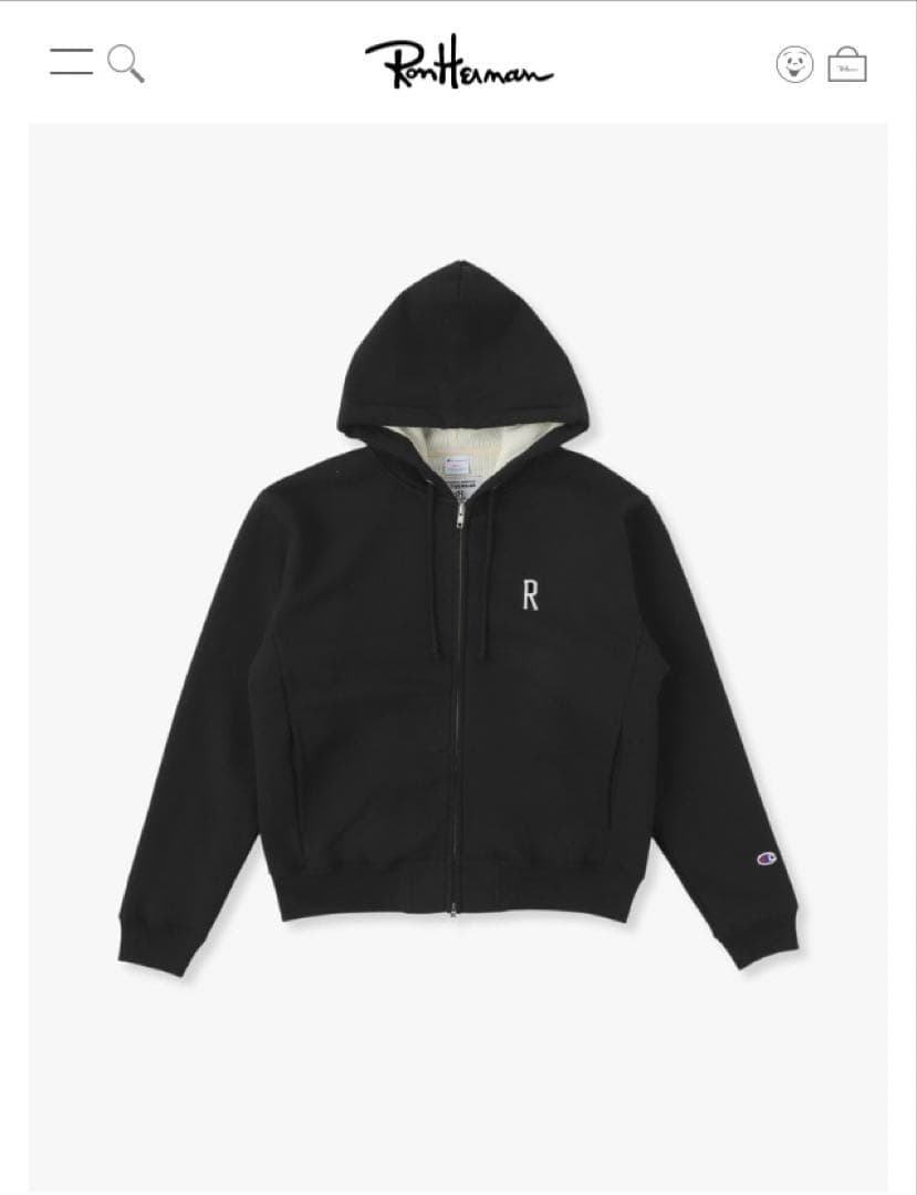 RHCロンハーマンChampion Thermal Zip Hoodie XL