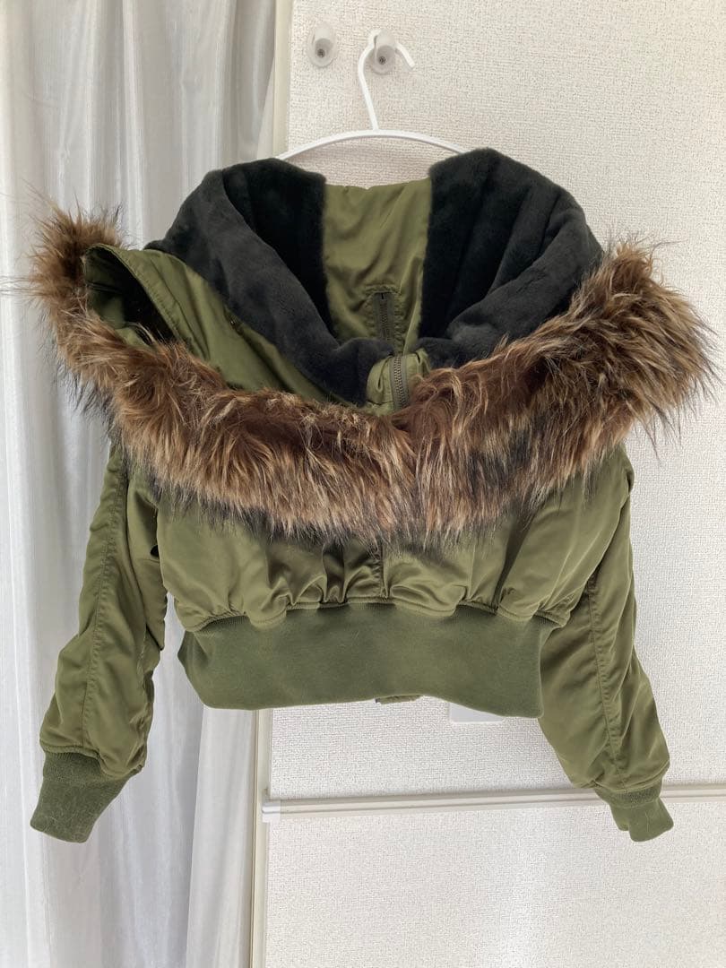 AZUL BY MOUSSY ミリタリージャケットN2B緑 Sサイズ