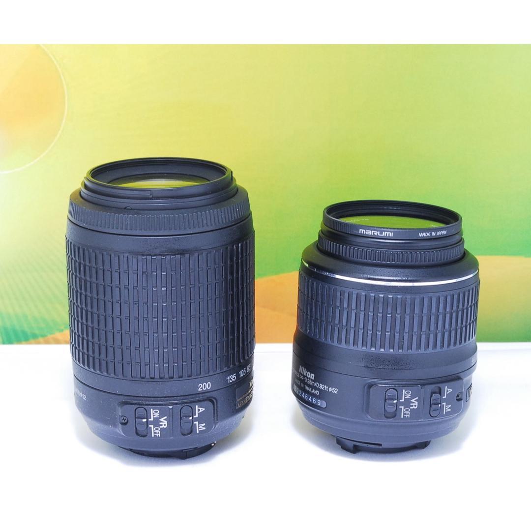 初心者おすすめ✨Nikon D3200 ダブルズームキット 手ぶれ補正