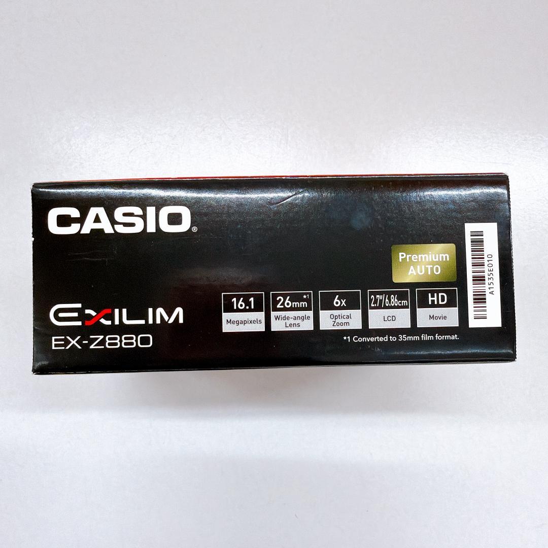 【極美品】CASIO カシオ EXILIM EX-Z880 シルバー デジカメ