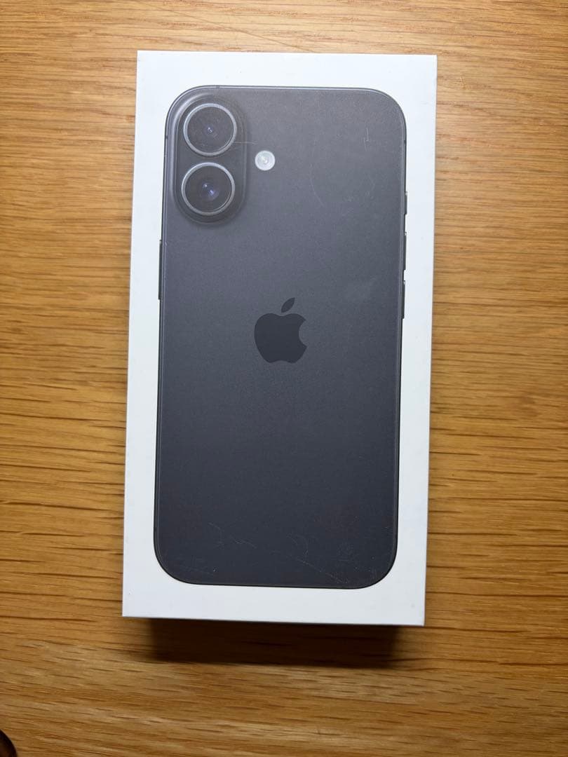 【美品・動作良好】iPhone16 128GB ブラック SIMフリー