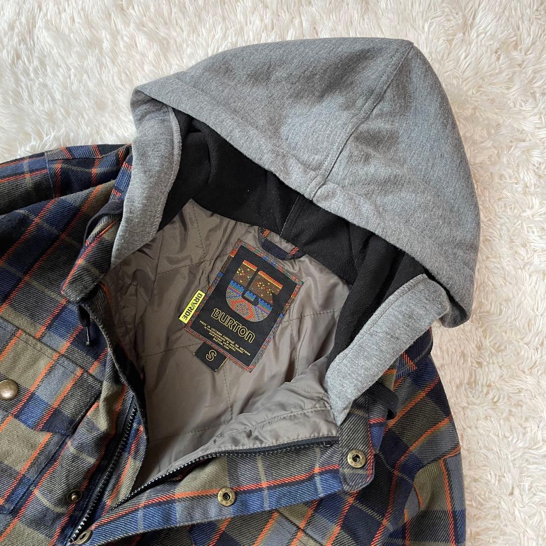 バートン BURTON 極美品 スノーボードウェア ジャケット フード付き S