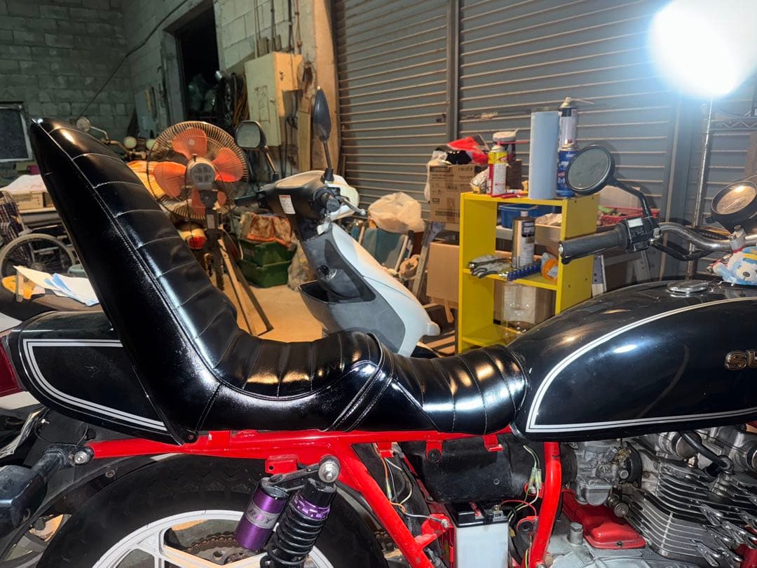 GSX400Eザリ3段シート