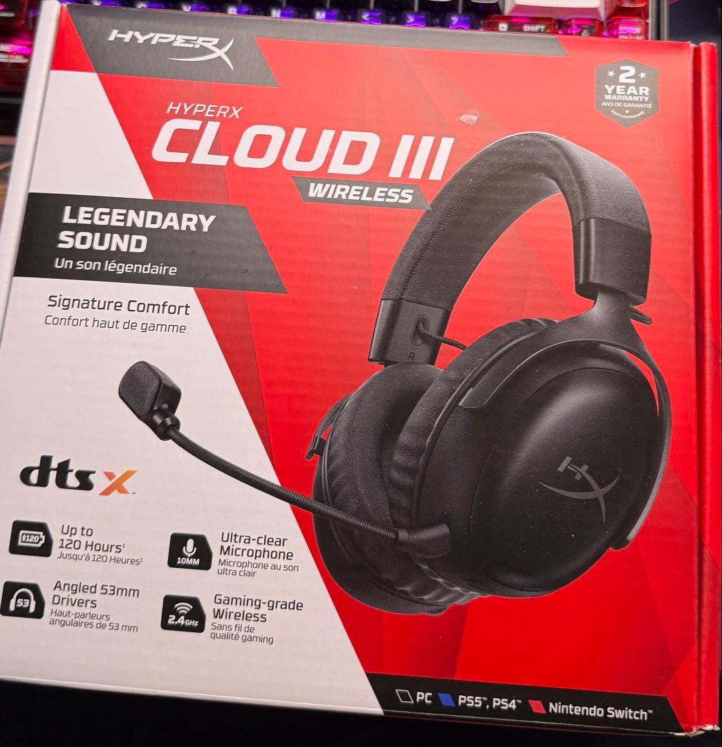 HyperX Cloud III Wireless ヘッドセット