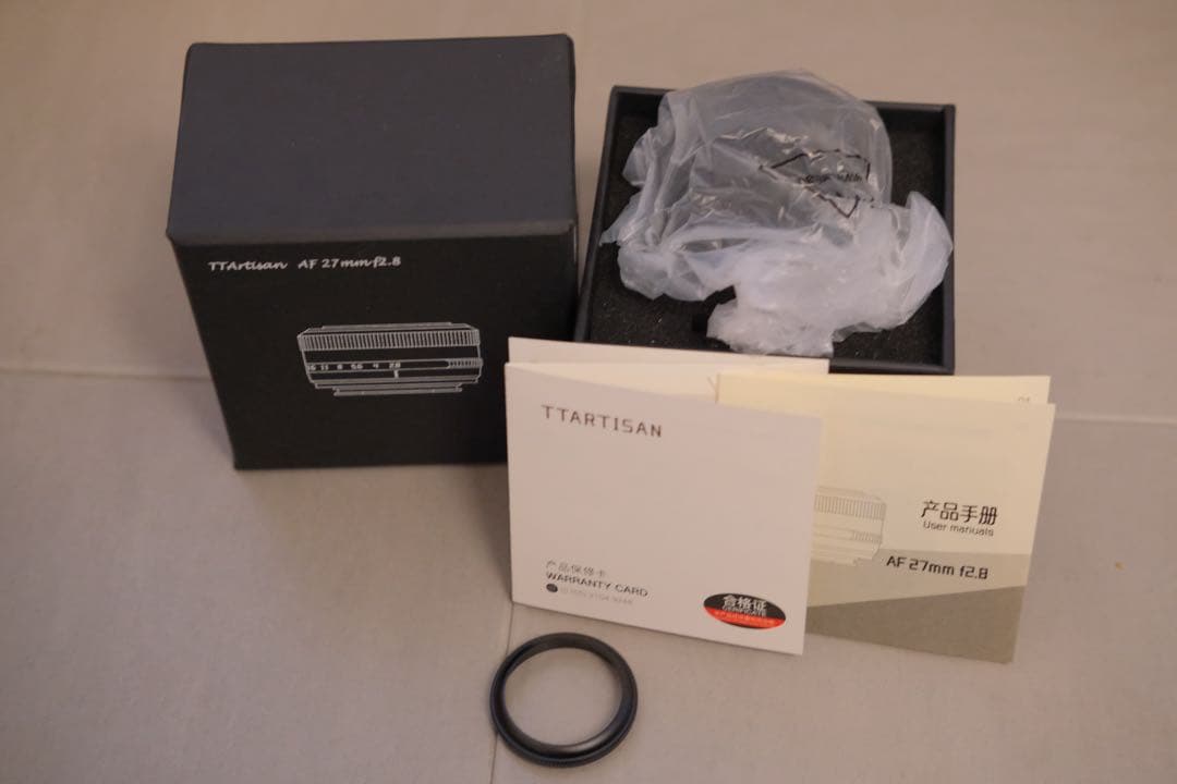 TTArtisan 27mm f/2.8 レンズ