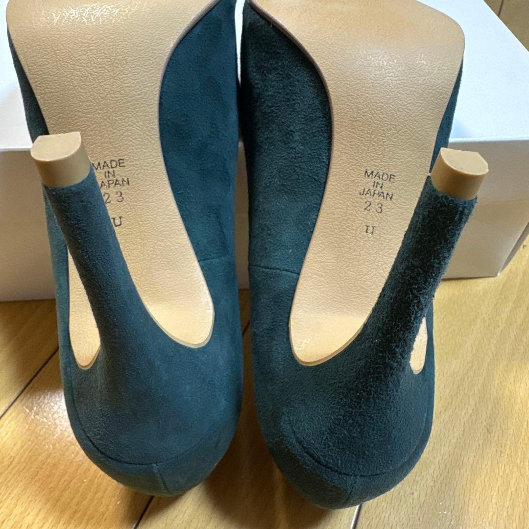 【超美品】【未使用品】ダイアナ スエード ハイヒール 23cm パンプス