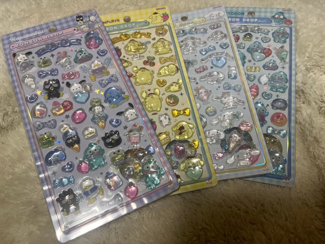 ボンボンドロップシール　正規品　サンリオ第二弾　８枚　コンプリートセット