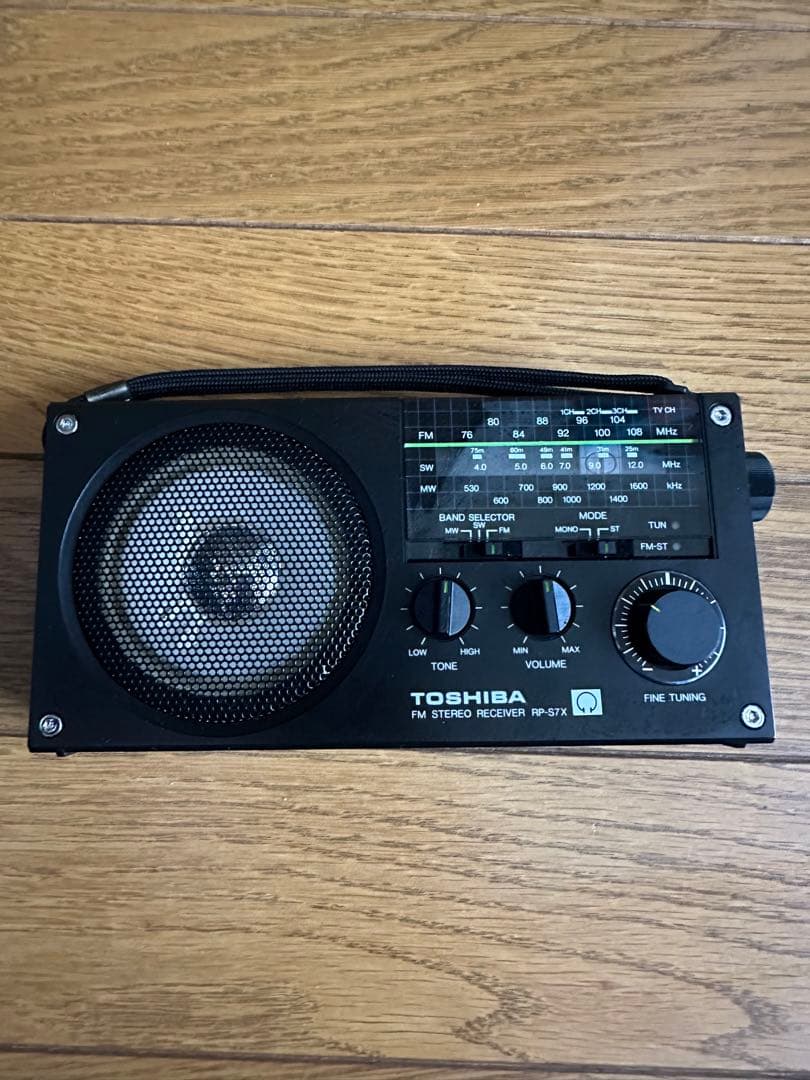 東芝 ラジオ RP-S7X 昭和 レトロ