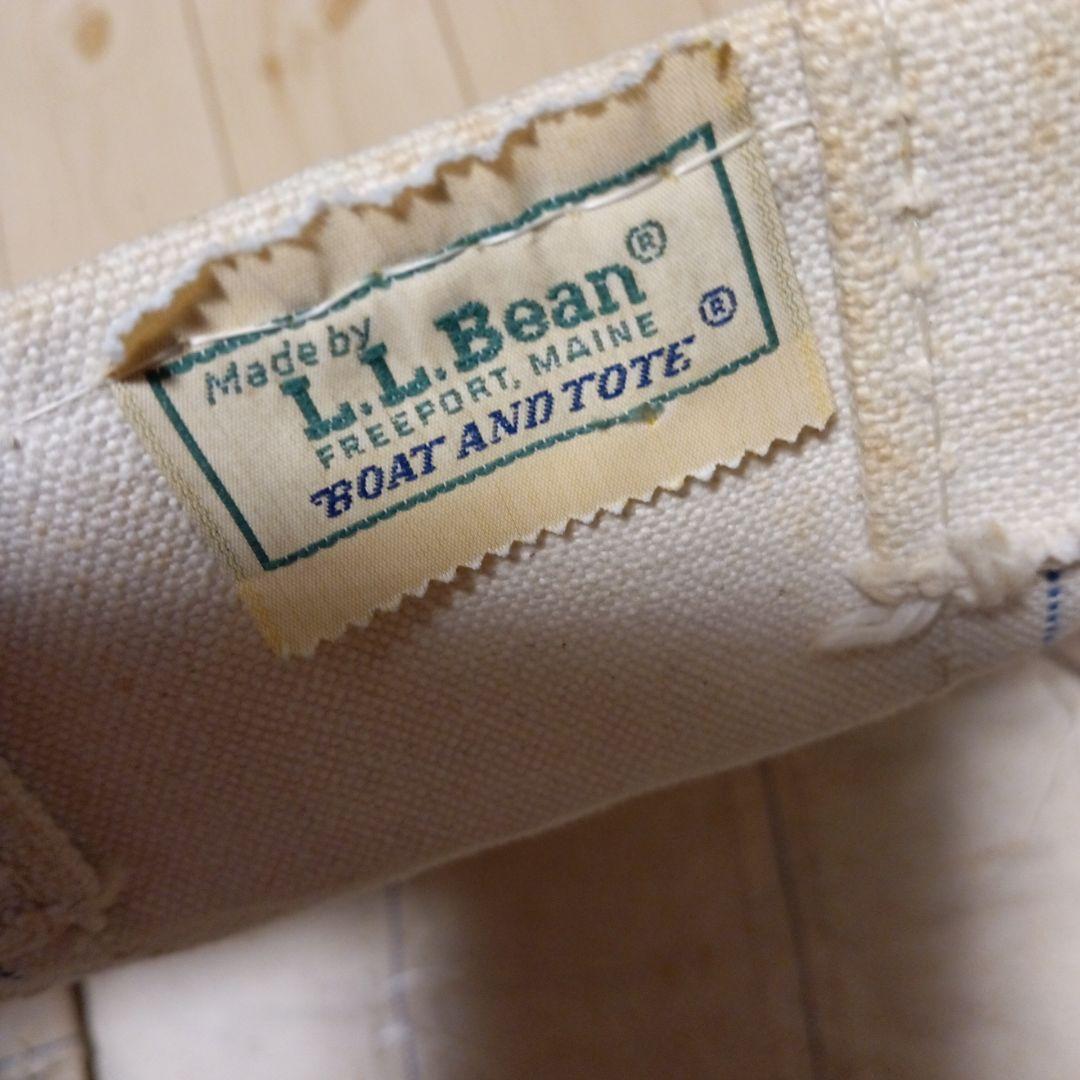 80s LLビーン トートバッグ2色タググリーンМサイズ