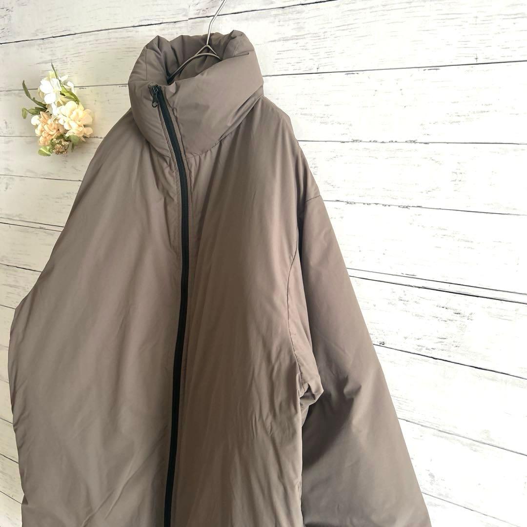 MUJI 無印良品 水を弾くスタンドカラーダウンコートオーバーサイズ男女