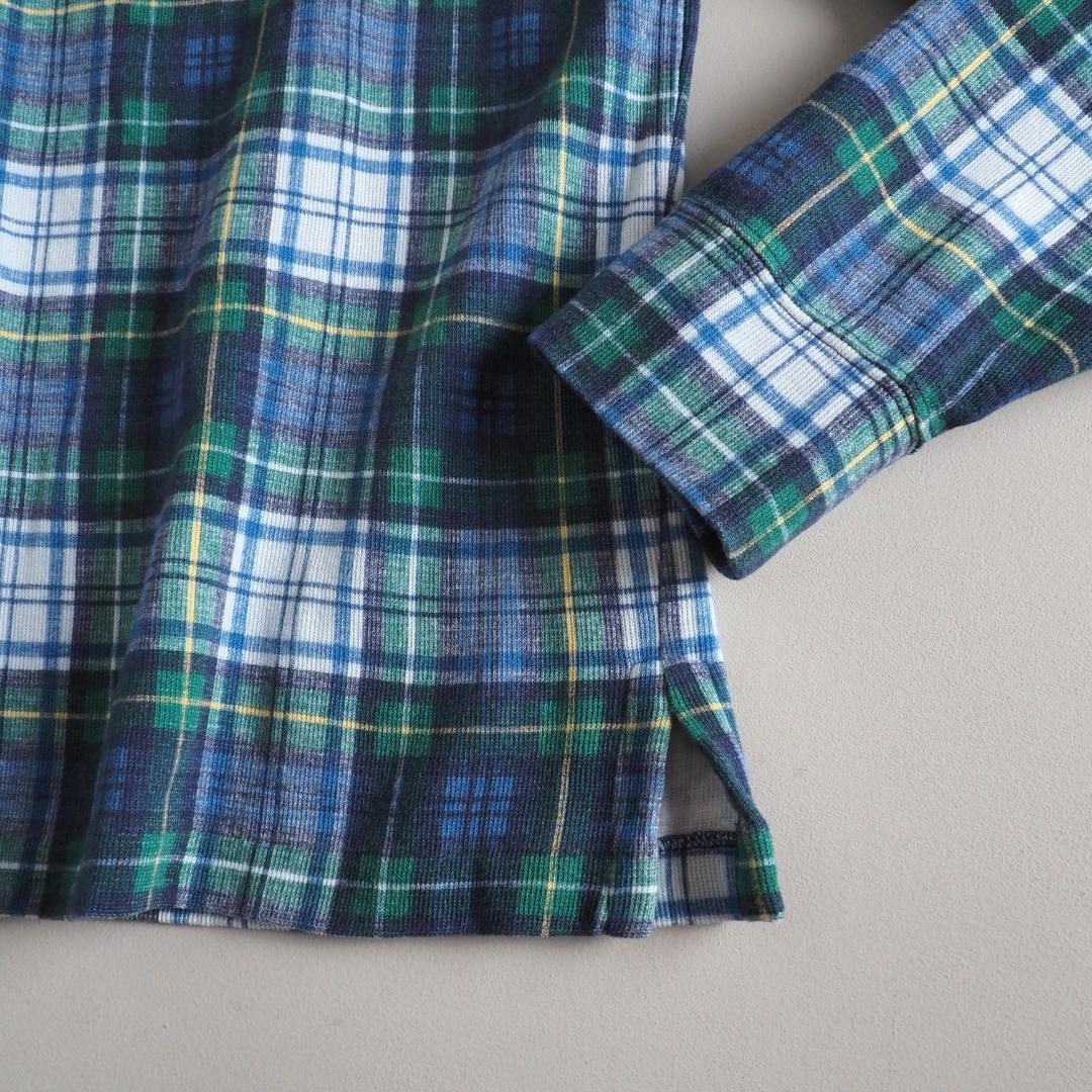 ラルフローレン　新品タグ付き　スウェット　ハーフジップ　チェック柄