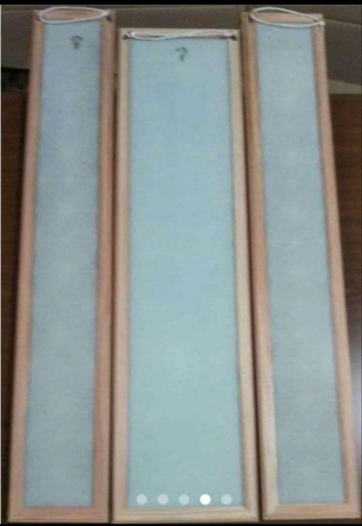 57❣️特価❣️ 麻の葉組子　アクリル板入り　３枚一組