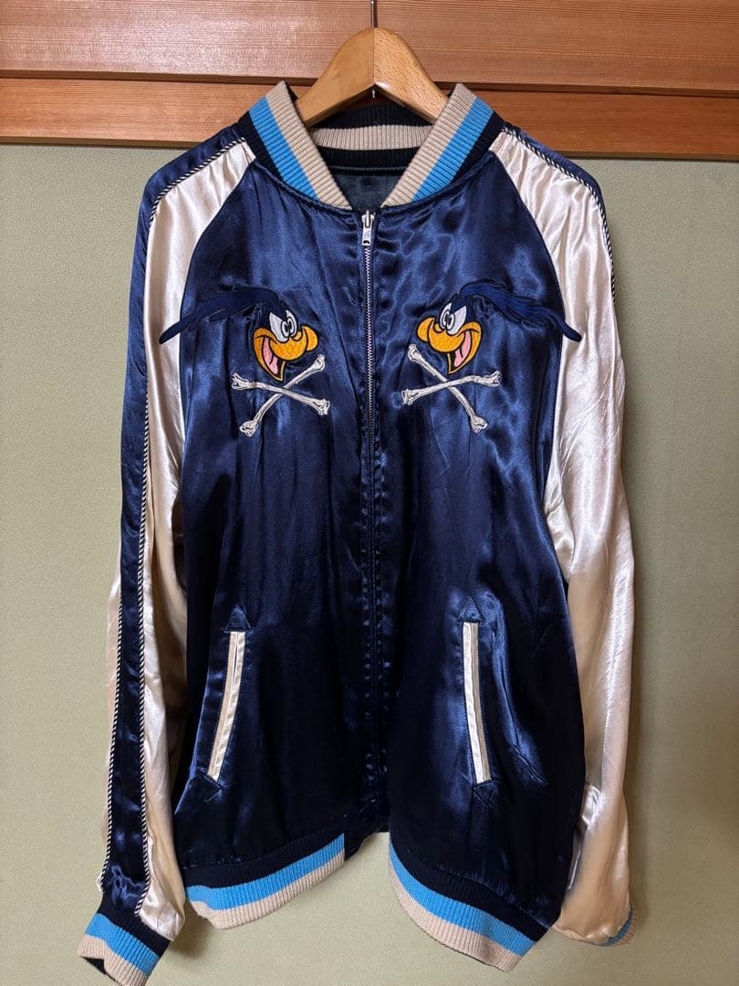 【希少】VANSON×ルーニー・テューンズ リバーシブル　刺繍スカジャン XXL