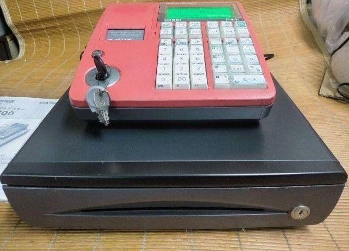 カシオレジスター　TE-300　フル設定無料　 送料無料人気機種　477787