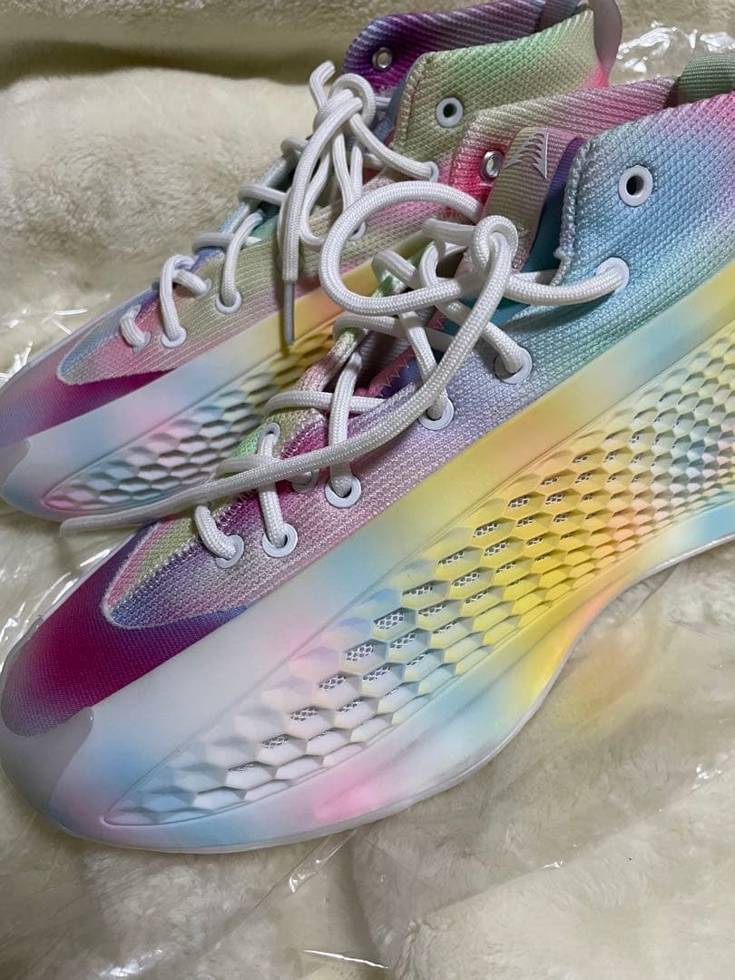 AE1 LOW 26cm プレーオフ着用カラー アンソニー エドワーズ バッシュ