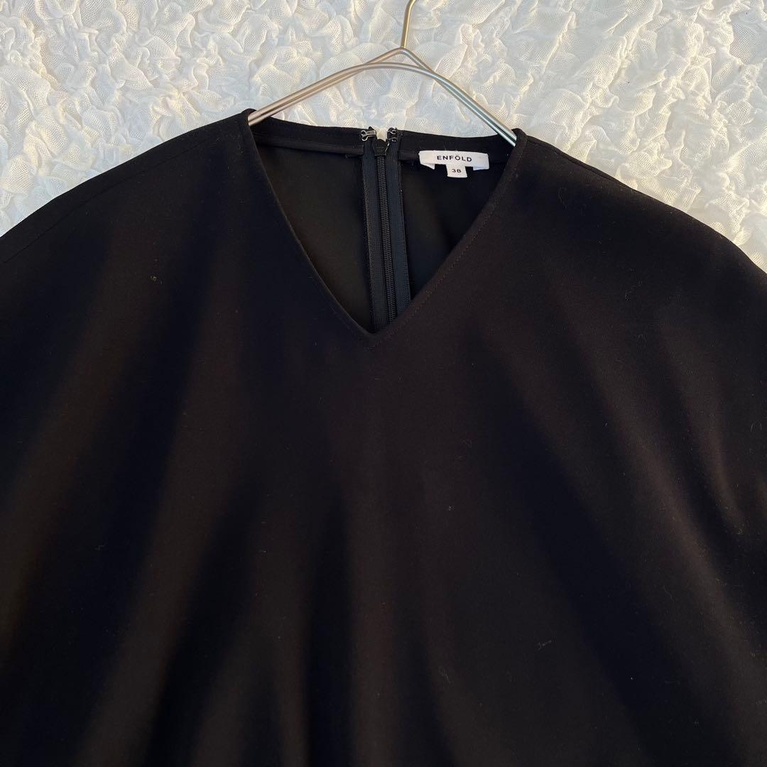 エンフォルド　ダブルクロス イレギュラーヘムプルオーバー　ブラウス　レイヤード