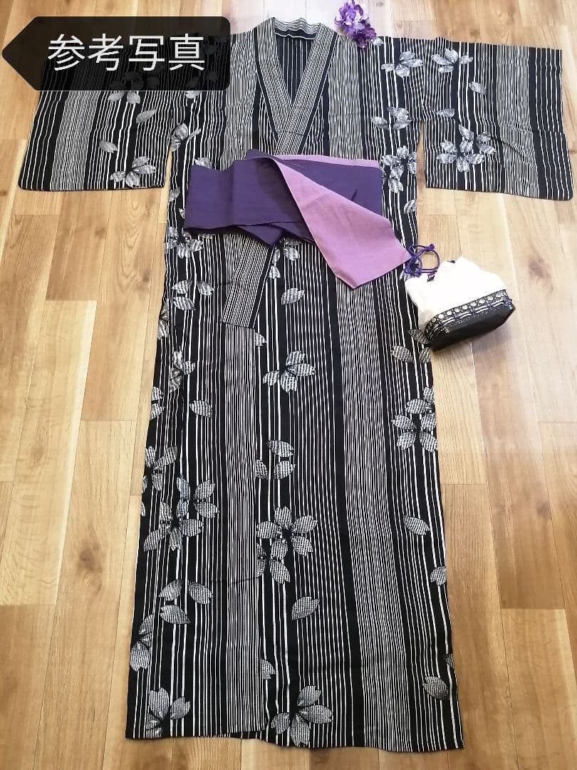 浴衣単品　JKコシノジュンコ　ブラック系　日本製