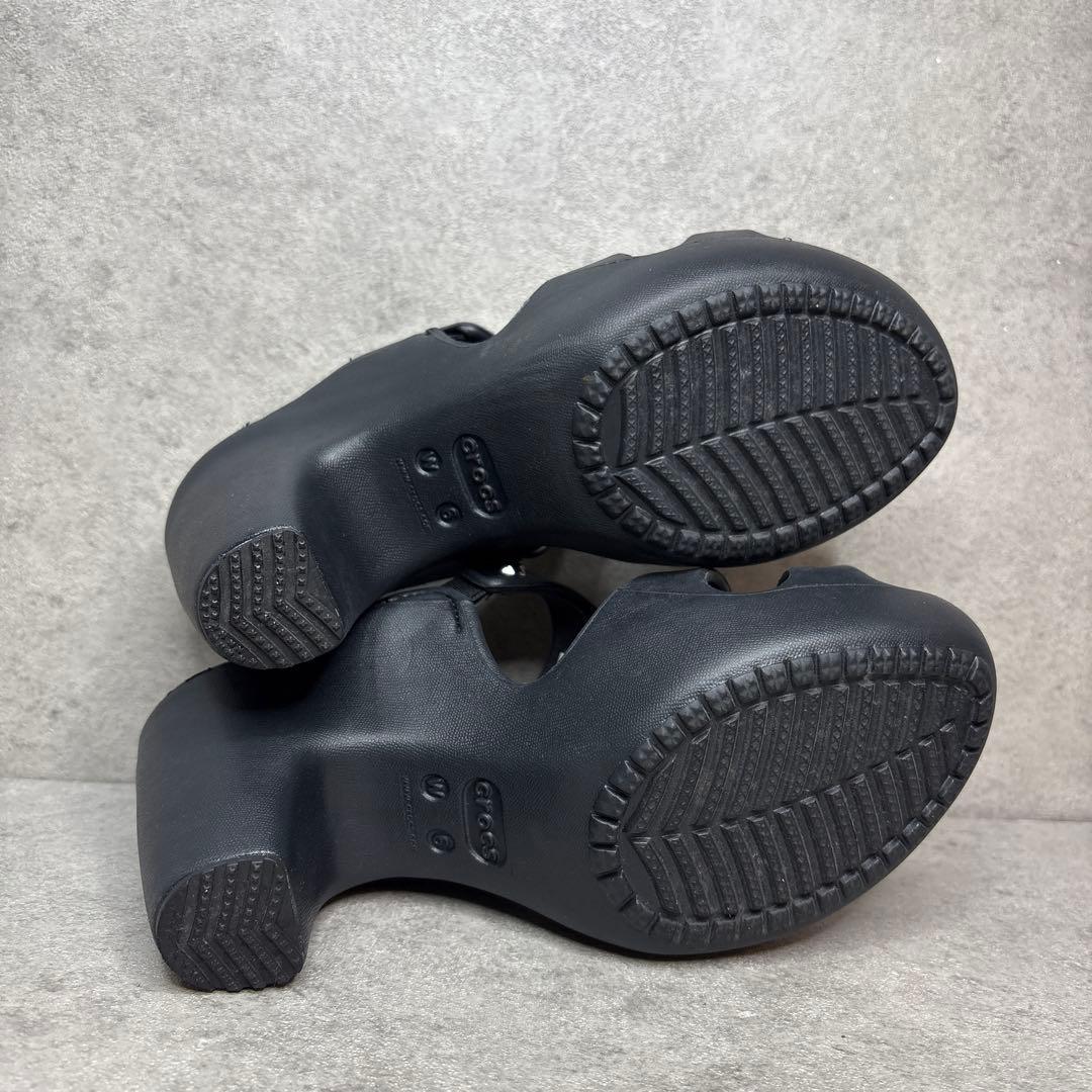 展示品未使用！Crocs Cyprus クロックス サイプラス ヒールサンダル