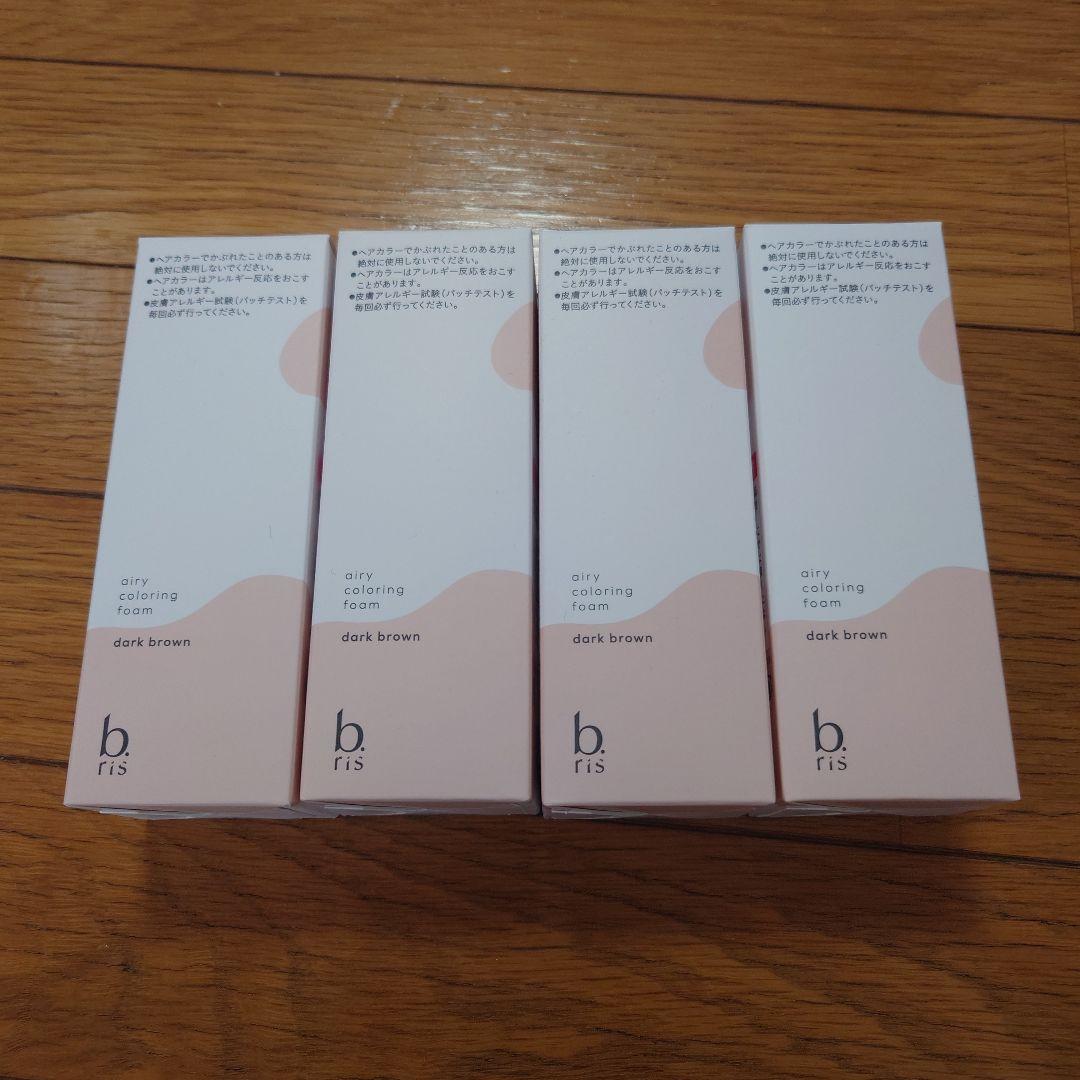 b ris カラーリングローション ダークブラウン 4個セット