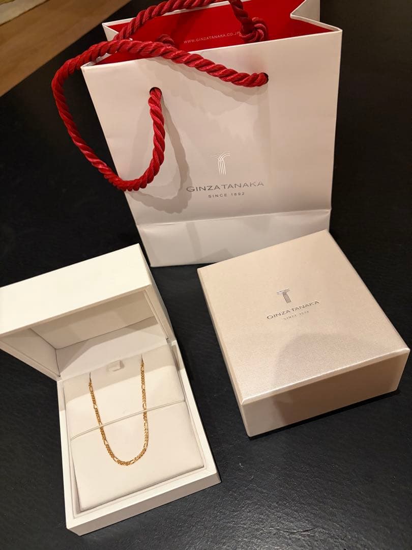 GINZA TANAKA K18イエローゴールドブレスレット