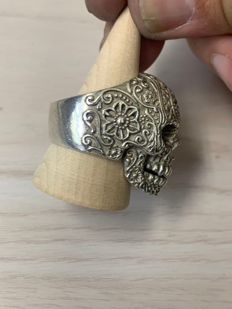 メキシカン　スカル　19号　silver 925 リング