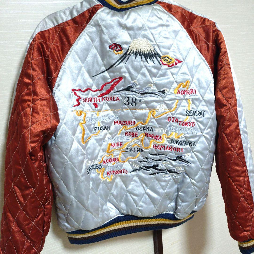 佐々木ページベルベット　キルティングリバーシブル スカジャン