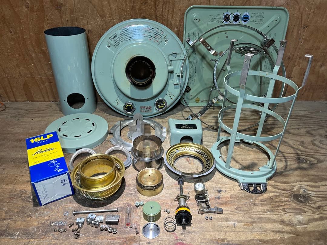 新品芯交換済 アラジン39型 レトロ 中古 分解メンテナンス済 79年製