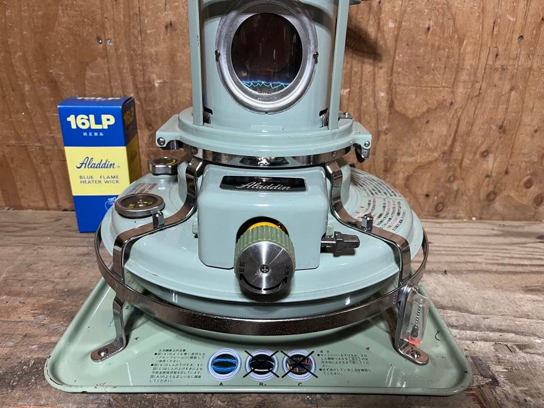 新品芯交換済 アラジン39型 レトロ 中古 分解メンテナンス済 79年製